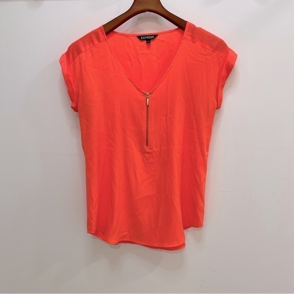 EXPRESS zippered blouse - Picture 1 of 5